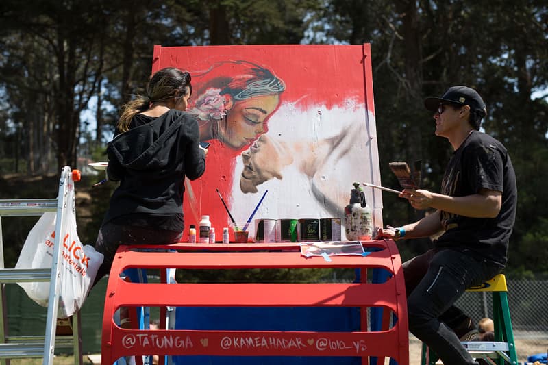 Outside Lands Festival Live Artwork by Kamea Hadar, Tatiana Suarez, Apex, Sam Flores, Lolo YS, Kristin Farr, Greg Mike and More