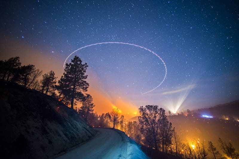 Photographer Captures Beautiful Photographs of the Ravaging Californian Wildfires