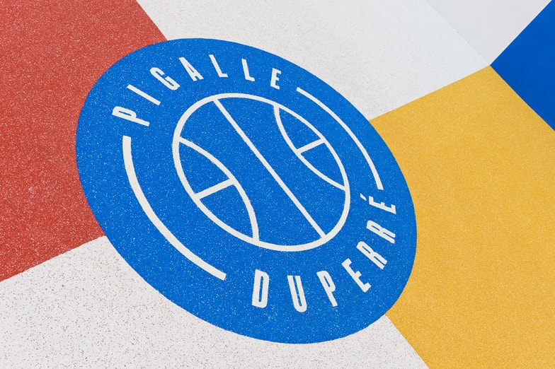 Pigalle Creates a Colorful Basketball Court Between Paris Apartments