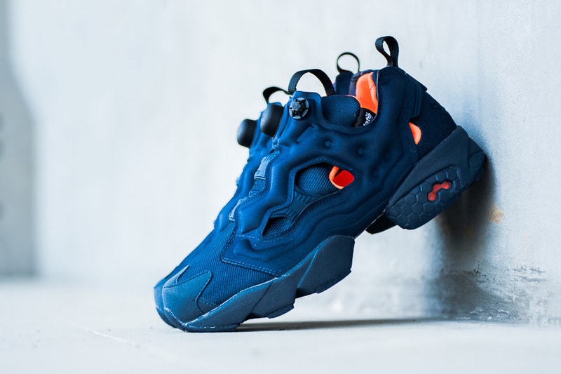 Reebok Instapump Fury Navy/Orange Sneaker