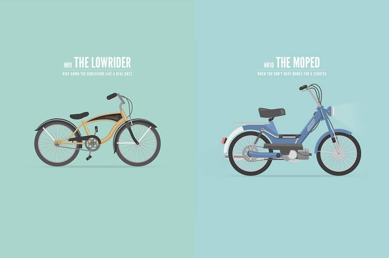 Artist Compares Each Stage of Life on Wheels