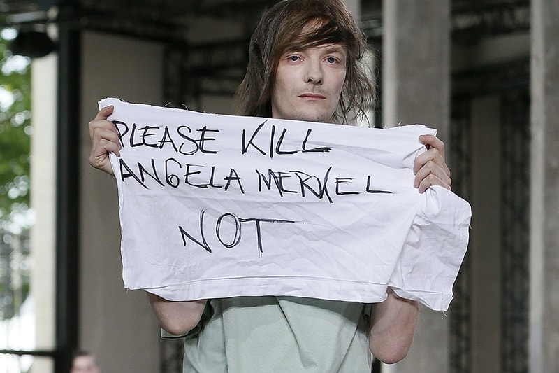 Rick Owens on Punching Protesting Model
