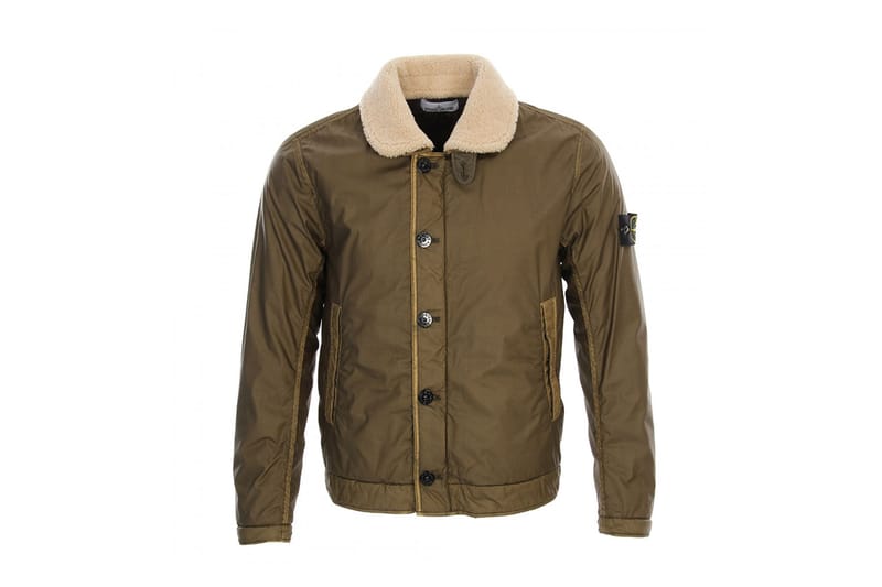 stone island mussola gommata bomber jacket