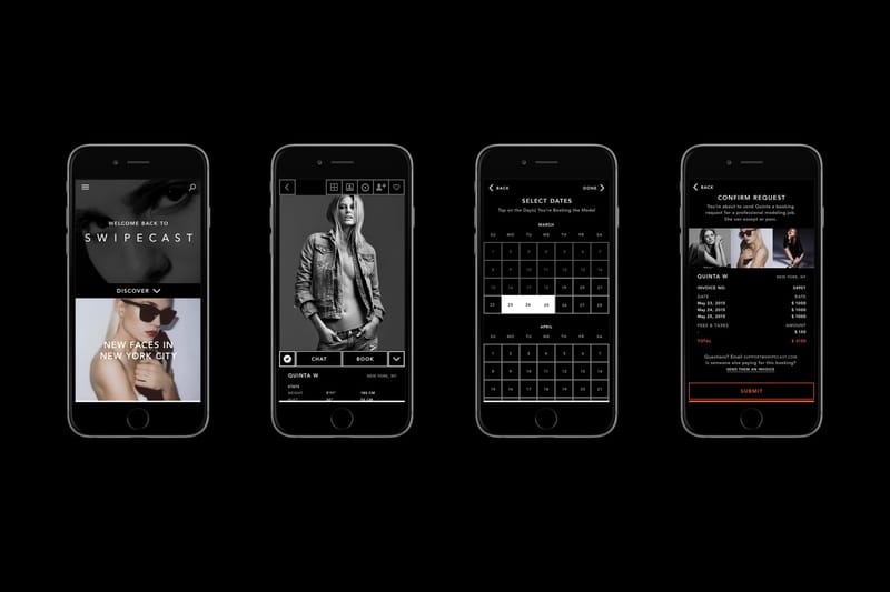 Swipecast App Allows Models to Book Jobs Directly