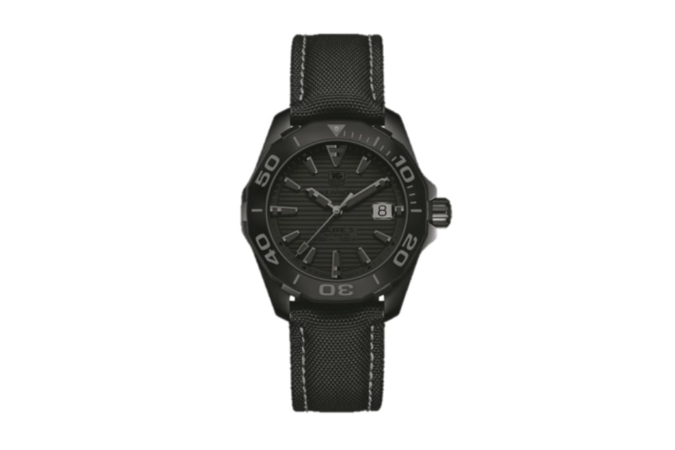 Tag Heuer Aquaracer 300m Ceramic Black Phantom Watch Hypebeast
