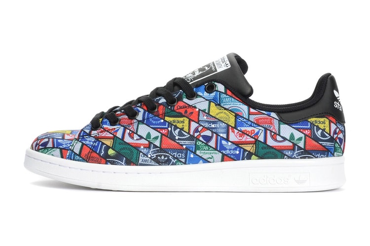 This adidas Originals Stan Smith Features a Collage of Logos