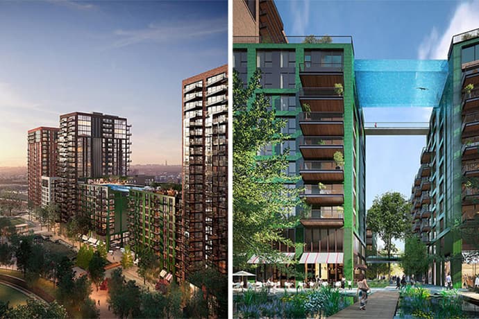 Glass Swimming Pool 10 Stories High In London S Embassy Gardens Hypebeast Glass Swimming Pool 10 Stories High In London S Embassy Gardens Hypebeast