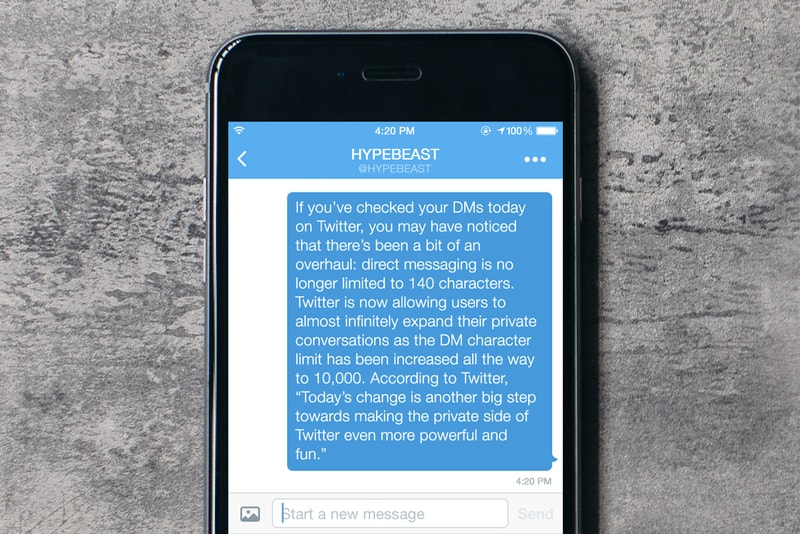 Twitter Removes the 140-Character Limit From Direct Messages