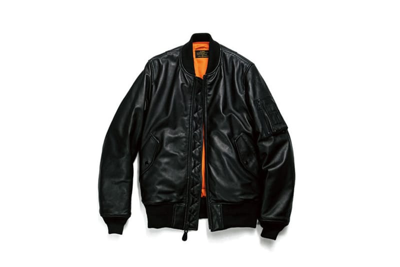 uniform experiment x Alpha Industries 2015 Fall/Winter Leather MA-1 
