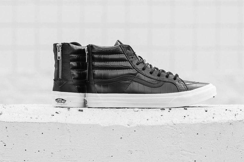 Vans Croc Leather Sk8 Hi Era