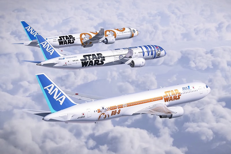 Walt Disney Company x ANA 'Star Wars'-Themed R2-D2 and BB-8 Boeing Jets