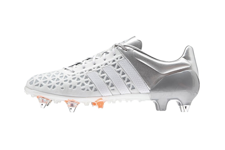 adidas Reveals New ACE15.1 Soccer Cleat in "White/White/Silver Metallic"
