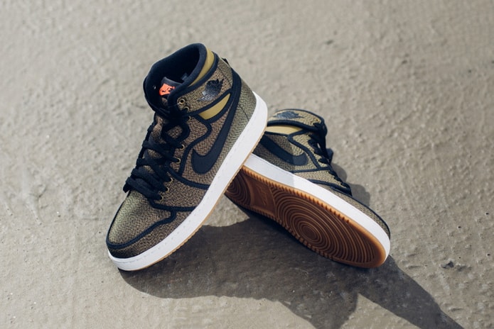 Air Jordan 1 KO High Militia Green Sneaker