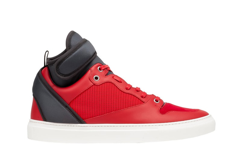 Balenciaga Multimaterial Neoprene High Sneaker
