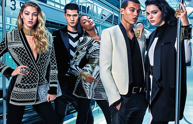Balmain H&M Preview featuring Kendall Jenner