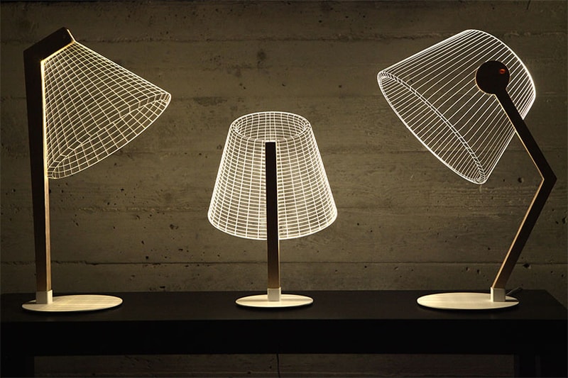 Bulbing 2D and 3D Acrylic Lamps by Studio Cheha