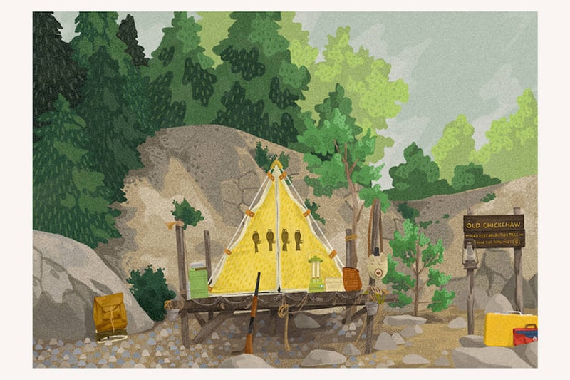 Check out These Postcards and Stamps of Wes Anderson's Films