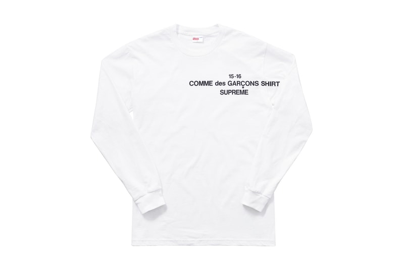 COMME des GARCONS SHIRT Supreme 2015 Fall Winter Collection