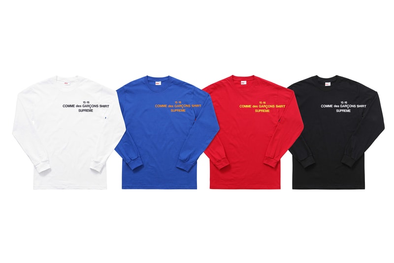 COMME des GARCONS SHIRT Supreme 2015 Fall Winter Collection