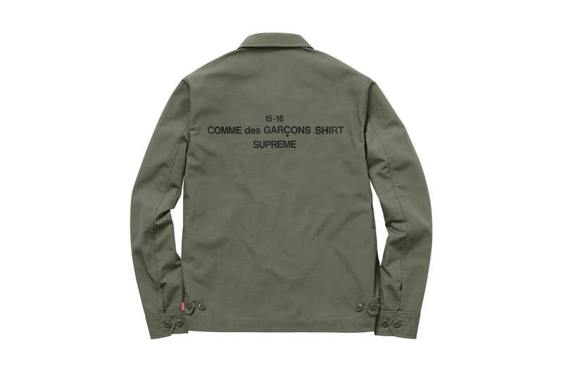 COMME des GARCONS SHIRT Supreme 2015 Fall Winter Collection