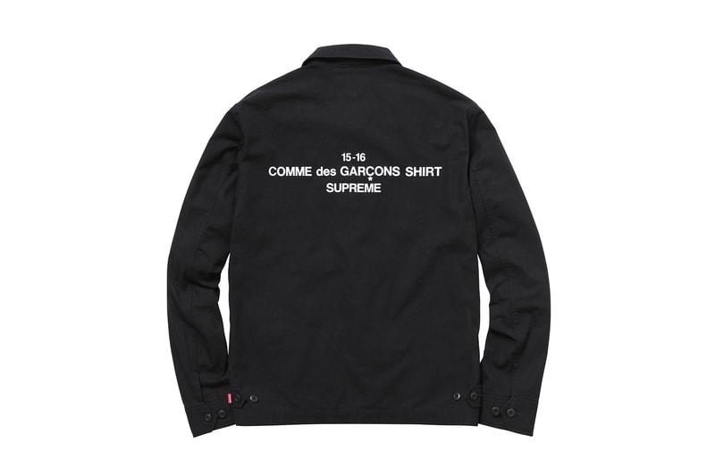 COMME des GARCONS SHIRT Supreme 2015 Fall Winter Collection