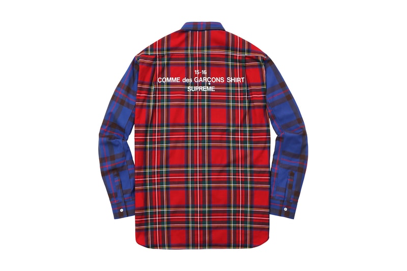 COMME des GARCONS SHIRT Supreme 2015 Fall Winter Collection