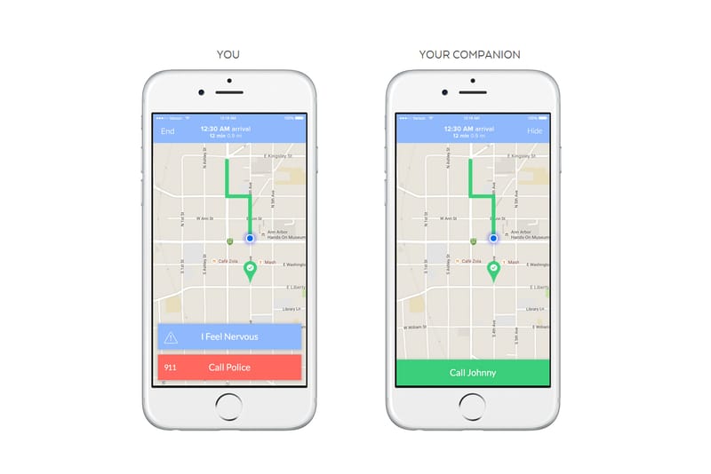 The Companion App Makes Sure You're Safe Walking Home at Night