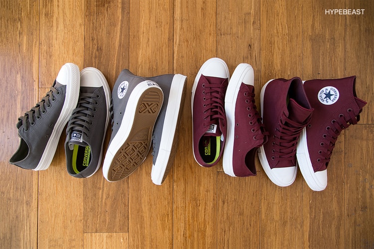 Converse Chuck Taylor All Star II "Bordeaux" and "Thunder"
