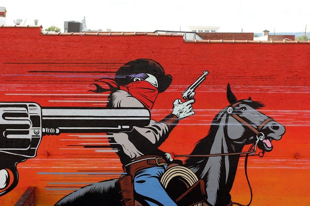 D*Face "Bad Lands" Mural