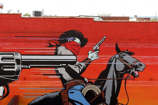 D*Face "Bad Lands" Mural
