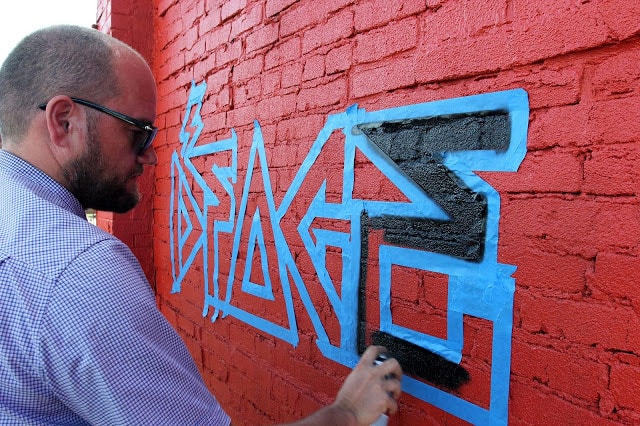 D*Face "Bad Lands" Mural