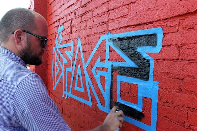D*Face "Bad Lands" Mural