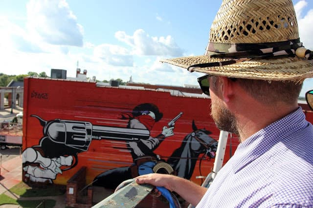 D*Face "Bad Lands" Mural