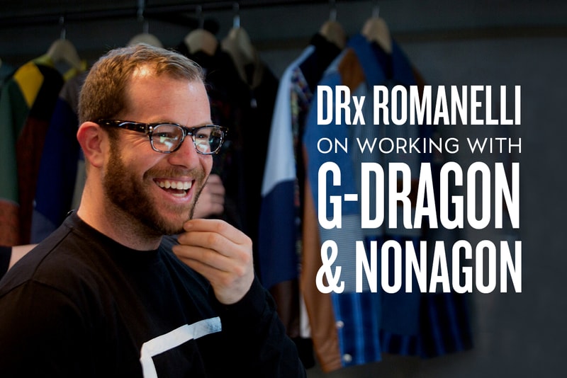 DRx Romanelli G-DRAGON YG NONAGON Collaboration