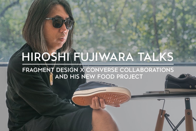 Hiroshi Fujiwara Talks fragment design x Converse Collaborations and His New Food Project