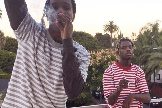 Ian Connor and A$AP Rocky Wear The A$AP Mob x Guess Collaboration