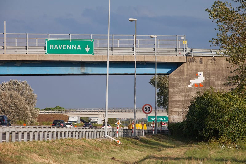 Invader Leaves His Mark on Italy