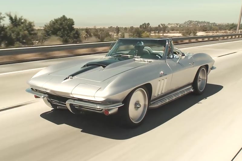 Jay Leno Takes Joe Rogan's 1965 Chevrolet Corvette Stingray Restomod for a Spin