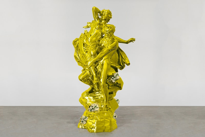 Jeff Koons Art Faces Michelangelo Florence