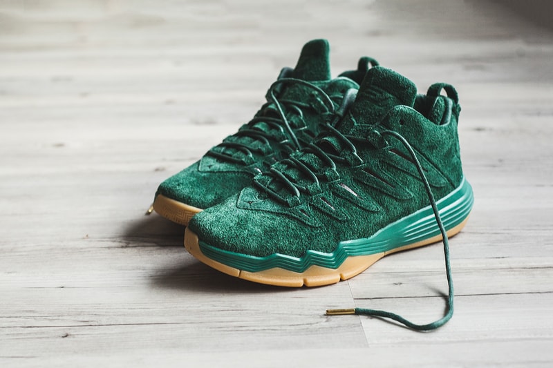 Jordan CP9 Friends Family Green Suede Sneaker