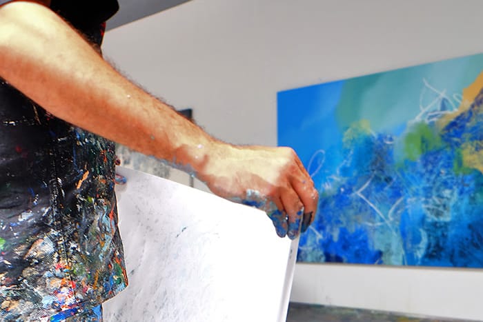 José Parlá "Surface Body / Action Space" @ Bryce Wolkowitz Gallery & Mary Boone Gallery