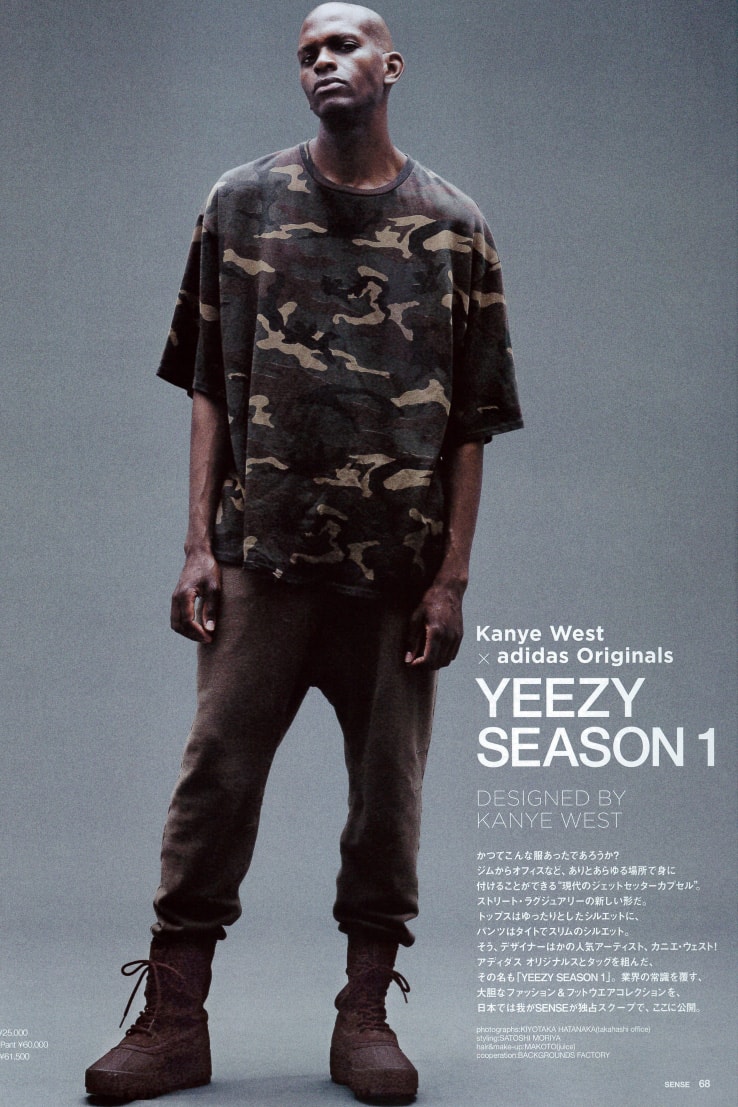 Kanye West adidas Originals Yeezy Season 1 Sense Editorial