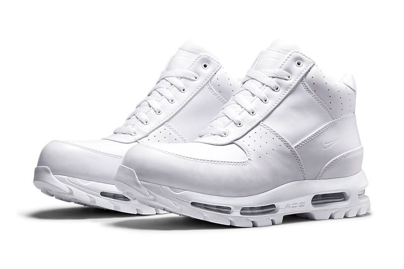 all white acg nike boots