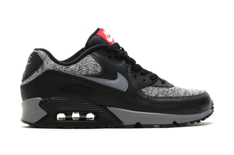 Nike Air Max 90 Essential Black Cool Grey Anthracite University Red Hypebeast