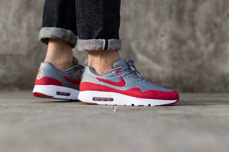 Nike Air Max 1 Ultra Moire Cool Grey Gym Red