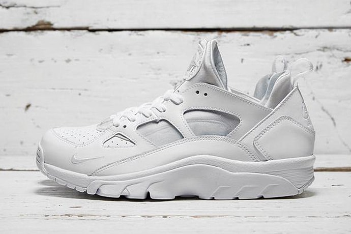 Nike Air Trainer Huarache Low "Triple White"