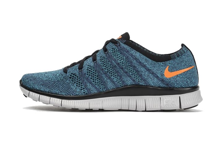 nike free flyknit nsw blue