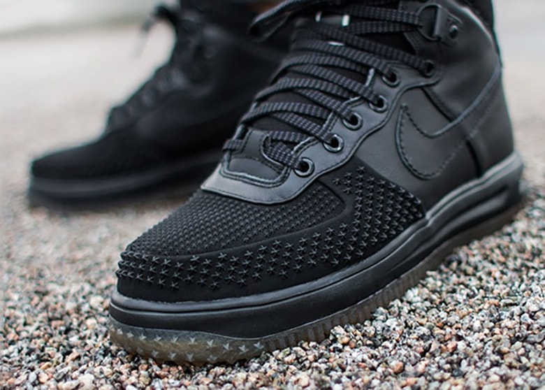 Nike Lunar Force 1 Duckboot Black/Metallic Silver-Anthracite