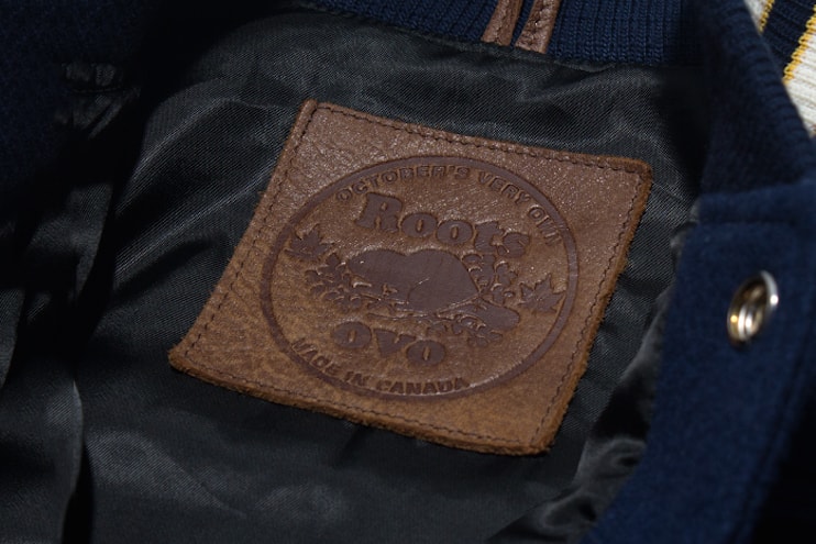 Drake OVO Varsity Jacket Brown Navy Roots 