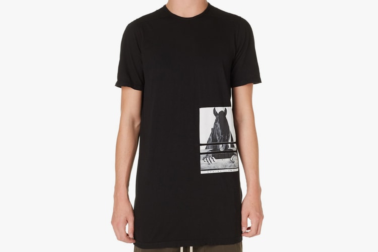 Rick Owens DRKSHDW Horse Head Level Tee